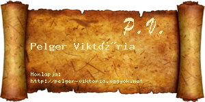 Pelger Viktória névjegykártya